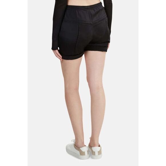 Alexander Wang Silk Drawsting Shorts Black Medium - Picture 2 of 9